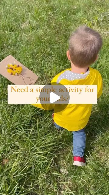 Dandelion Cardboard Craft, Planting With Toddlers, Playroom Hacks, Isabelle Paige, Dandelion Activities For Kids, Dandelion Playdough, Dandelion Activities, Dandelion Kids Activity, Diy Flower Vase