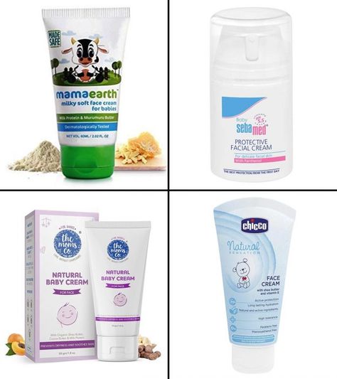 15 Best Baby Creams For Face In India in 2023 Baby Moisturizer, Calendula Oil, Chamomile Oil, Cream For Dry Skin, Rice Bran Oil, Milk Protein, Best Moisturizer, Facial Cream, Natural Baby