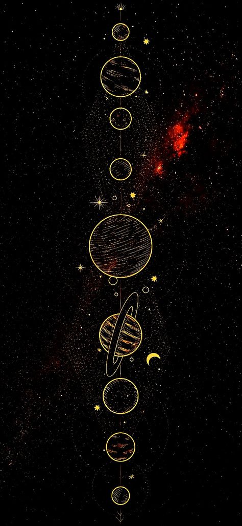 Dark Theme Wallpaper Aesthetic, Dark Themed Wallpaper, Solar System Wallpaper, Iphone Wallpaper Blur, Astronaut Wallpaper, Space Phone Wallpaper, Retro Wallpaper Iphone, Planets Wallpaper, Witchy Wallpaper