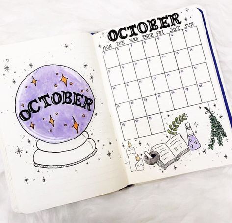 41 Bullet Journal Monthly Cover Ideas You Must Try - Its Claudia G Monthly Cover Ideas, Journal D'inspiration, Journal Monthly Cover, November Bullet Journal, Bullet Journal October, Minimalist Bullet Journal, Bullet Journal Monthly, Bullet Journal Month, Kalender Design