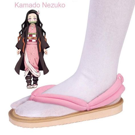 Nezuko Cosplay, Anime Demon Slayer, Basic Heels, Cosplay Accessories, Hot Anime, Cosplay Diy, Demon Slayer Kimetsu No Yaiba, Cosplay Shoes, Clog Sandals