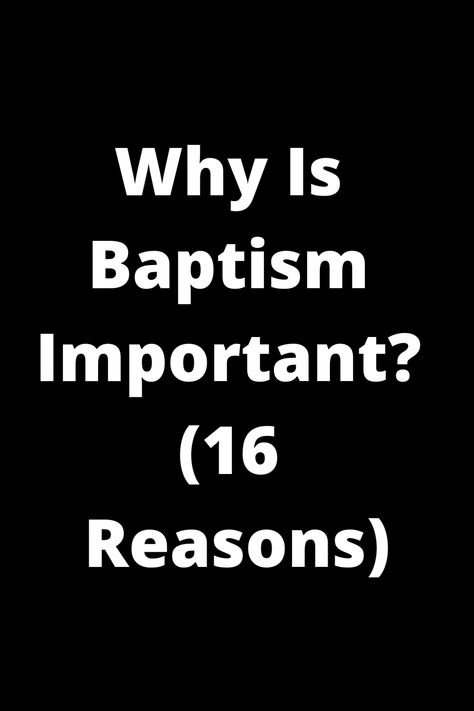 Discover the significance behind baptism with these 16 compelling reasons. From spiritual growth to public declaration of faith, explore why baptism is a crucial step in the Christian journey. Gain insights on why it's an important part of many believers' walk with God. Whether you're considering taking this step or simply seeking to deepen your understanding, these reasons shed light on the importance of baptism in our faith. Baptism Lesson For Kids, Reasons To Get Baptized, Lds Talk On Baptism, Baptism Talks On Baptism, Getting Baptized, Personal Prayer, Christian Traditions, Spiritual Beliefs, Church Activities