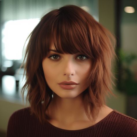 Hair Curtains, Longer Bob, Light Brown Hair Balayage, Curtains Bangs, Longbob Hair, Hairstyles Brown, Haircut Brunette, Haircut Balayage, Brown Bob Hair