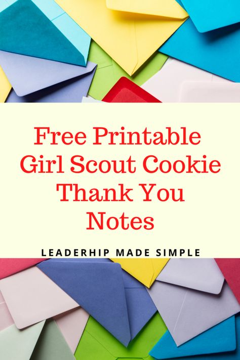 Cookie Swaps Girl Scouts, Girl Scout Cookie Thank You Cards Free, Girl Scout Cookie Thank You Printable, Girl Scout Thank You Cards Printable, Thank You Verses, Buy Girl Scout Cookies, Gs Cookies, Thank You Note Template, Thank You Cookies