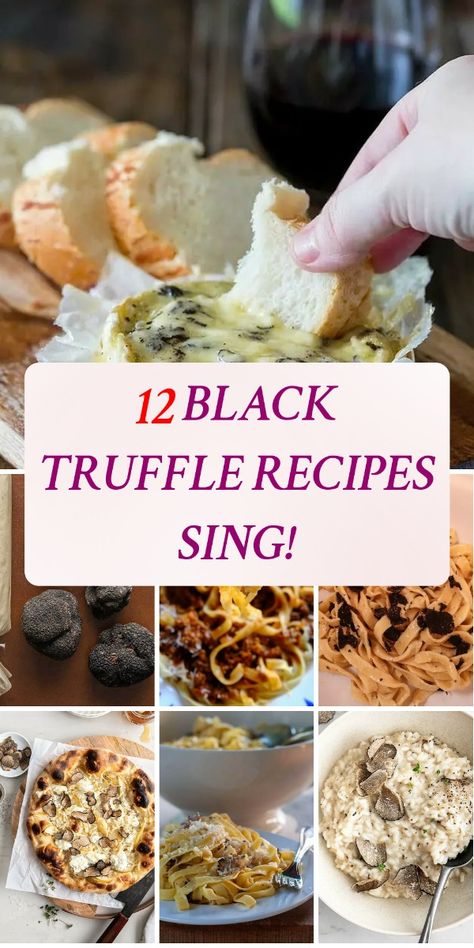 Indulge in the earthy flavor of black truffles with these 12 mouthwatering recipes. From pasta to pizza, and risotto to salads, discover how truffles elevate any dish. Black Truffle Recipe, Keto Cabbage Recipe, Chicken Seasoning Recipes, Truffle Pizza, Truffle Recipes, Black Truffles, Truffle Cream, Truffle Sauce, Truffle Pasta