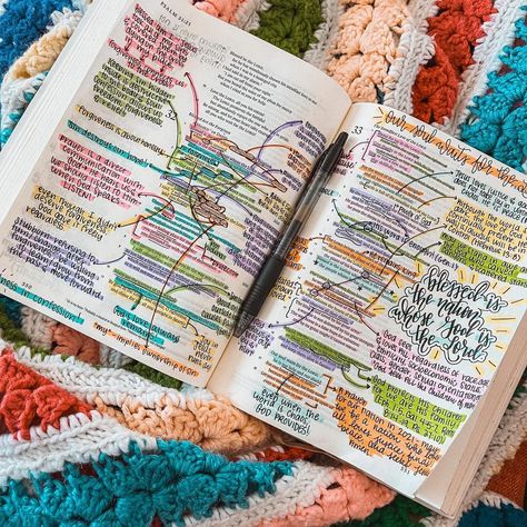 Psalms Bible Journaling, Bible Annotations, Bible Goals, Personal Bible Study, Barbie Miniatures, Bible Journaling Ideas Drawings, Bible Journal Notes, Biblical Encouragement, Inspire Bible Journaling