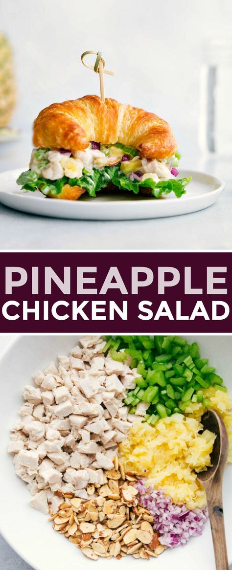 Wrap Meals, Pineapple Chicken Salad, Recipe Chicken Salad, Chicken Salad With Pineapple, Jasons Deli, Sandwich Easy, Mcdonald Menu, Easy Wrap, Lettuce Wrap