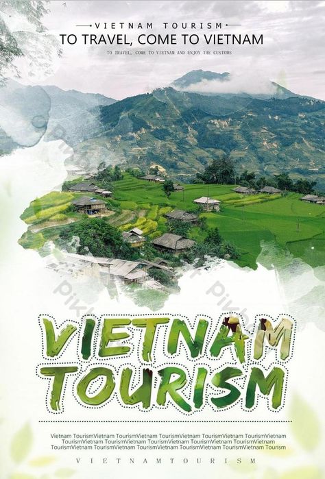 Travel Advertising Design, Travel Brochure Design, Tourism Design, Vietnam Tourism, Poster Images, Nature Tourism, Travel Advertising, Banner Photo, Travel Poster Design