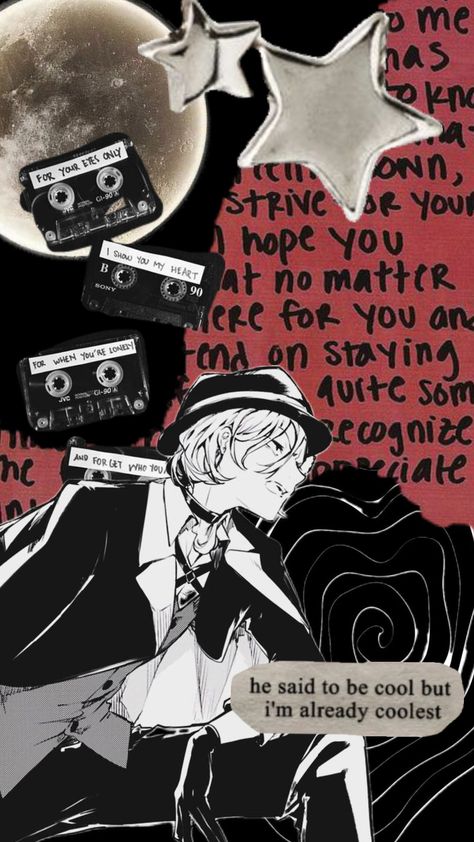 #bsd #chuuya Bsd Chuuya Wallpaper, Chuuya Wallpaper, Written By Lana Del Rey, Bsd Wallpaper, Matching Pfp Anime, Bsd Chuuya, Chuuya Bsd, Bungou Stray Dogs Wallpaper, Photo Anime