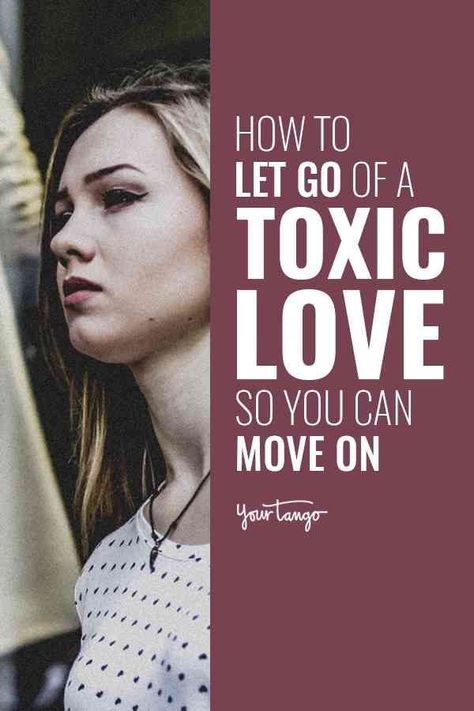 Learning how to break up with someone you love — even when you realize it's a toxic relationship — is painful, but these 6 steps for how to let go can help you move on. #breakup #relationshipadvice #toxic How To Move From A Toxic Relationship, How To Let Go Of A Toxic Relationship, How To Leave Someone You Love, Leaving Someone You Love, Breaking Up With Someone You Love, How To Break Up, Toxic Off, He Cheated, Toxic Men