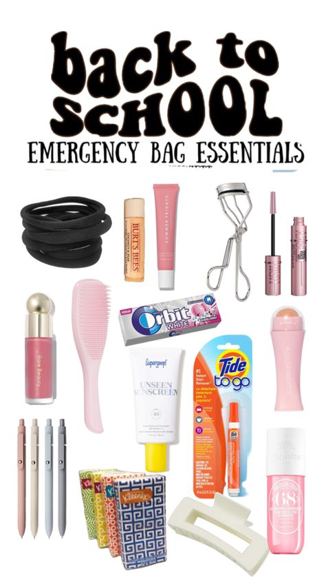 EVRy jewels discount code: SHREYA690 Kit For School, Evry Jewels, Emergency Bag, Summer Fridays, Emergency Kit, Burts Bees, Essential Bag, Discount Code, Back To School