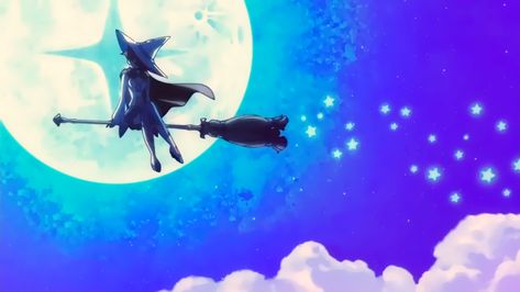 Witch Gif, Animated Witch, My Little Witch Academia, Little Witch Academia, Anime Witch, Halloween Gif, Academia Wallpaper, Witch Academia, Banner Gif