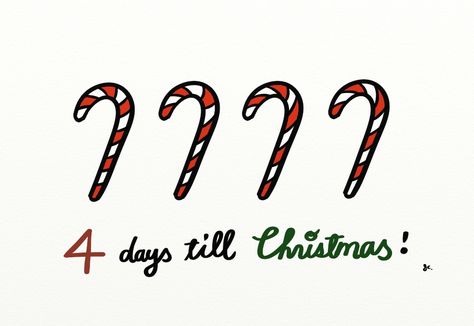 4 days till Christmas! Christmas Countdown Wallpaper, Countdown Wallpaper, Days Till Christmas Countdown, 4 Days Till Christmas, 7 Days Until Christmas, 5 Days Until Christmas, Love Goodnight, Sleeps Till Christmas, Tiber River