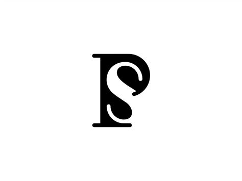 PS monogram by Roxana Niculescu https://www.brandcrowd.com/logo-design/details/181663 S P Logo Design, Monogram Logo Letters, P Logo Design, P Design, Logo Generator, The Letter S, Initials Logo Design, S Logo Design, Logo Minimalista