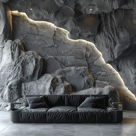 Ocean Mansion, Mansion Villa, Dining Table Design Modern, Feature Wall Design, Stone Wall Design, Retail Store Interior Design, Living Space Decor, Cliff House, Modern Kitchen Design Luxury 2020