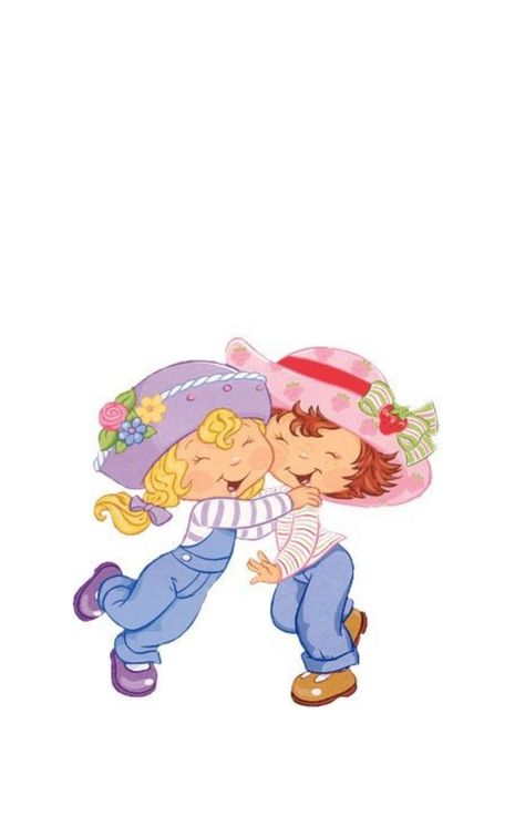 Strawberry Shortcake Background Wallpapers, Strawberry Shortcake 2003 Wallpaper, Strawberry Shortcake 2003, Characters Hugging, Strawberry Shortcake Friends, Strawberry Shortcake Wallpaper, Wallpaper Strawberry, Berry Shortcake, Strawberry Shortcake Cartoon