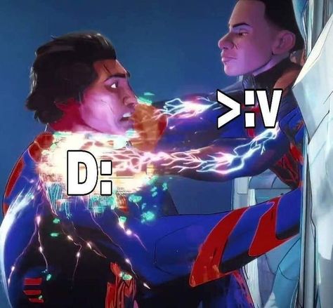 Spider Verse Meme Funny, All Spiderman, Miguel O Hara, Spiderman Comic, Miles Morales, Leap Of Faith, Spiderman Art, Spider Verse, Marvel Spiderman