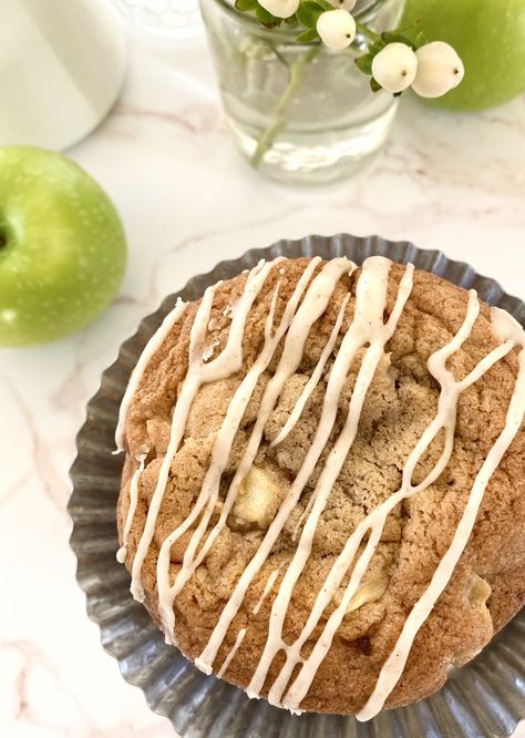 Brownie Mischief, Skillet Chicken Pot Pie, Cookies With Brown Butter, Brown Butter Icing, Popular Cookies, Apple Spice, Apple Cookies, Butter Icing, Diced Apples