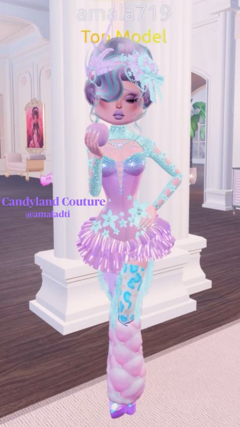 @amaladti on tiktok #candylandcouture #dresstoimpress #dti Candyland Couture, Roblox Dress, Couture Outfits, Couture Dress, Roblox Roblox, Couture Dresses, Nails Art, Stylish Nails, Dress To Impress