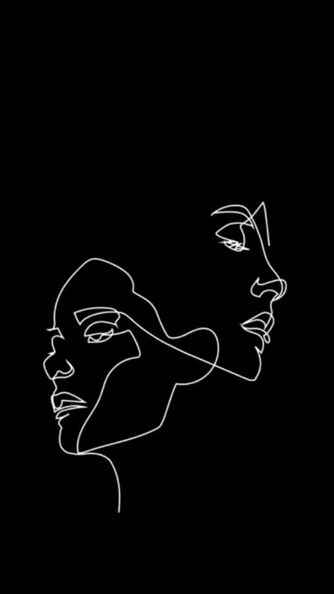 Line Art Design Black Background, White On Black Drawing Simple, Line Art Wallpaper Black, Line Art Black Background, Line Art Black And White, Line Art Black, Black And White Art Drawing, Black Phone Wallpaper, Line Art Design