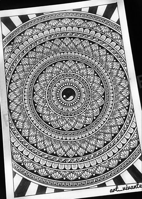 Full page mandala Full Page Mandala Art, Mandala Reference, Mandala Sketch, Mandala Ideas, Penguin Coloring Pages, Hello Kitty Colouring Pages, Sketches Doodles, Easy Mandala, Easy Mandala Drawing