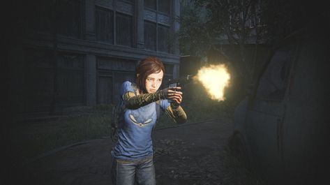 the last of us remake #elliewilliams #tlou #thelastofus #thelastofus2 #elliesskank #elliemommyaf The Last Of Us Ellie, Last Of Us Ellie, Sly Cooper, The Last Of Us2, Last Of Us, How To Wear, Blue