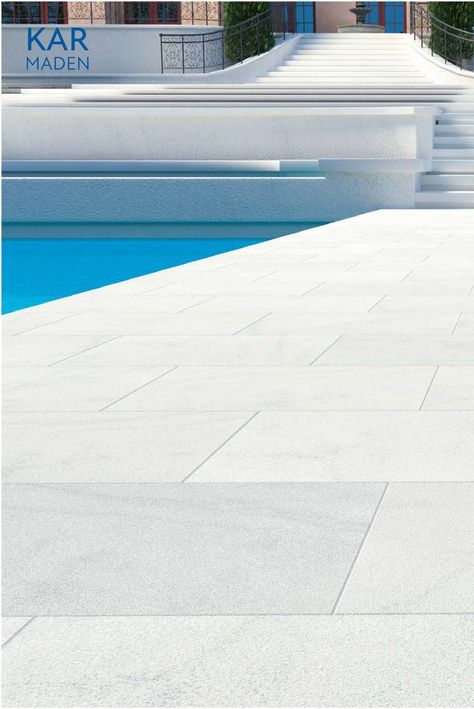 Increase the value of your property by using Kar Maden's quality marble. With its elegance and luxury appearance, one of the best options for this is Snow White marble.

For detailed information:

➡️Contact us (+90) 252 400 00 45

➡️Instagram: @kar_maden

#marble #marblepavers #pool #poolpavers #marbledesign #luxury #naturalstone Marble Pool, Marble Products, Pool Pavers, Tiles Marble, Marble Block, Marble Slabs, Pool Coping, Marble Slab, Pool Tile