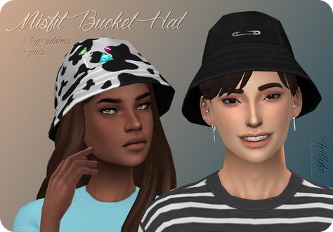 Misfit Bucket Hat | Trillyke on Patreon Sims 4 Male Clothes, Sims 4 Piercings, Cc Hats, The Sims 4 Packs, Sims 4 Cc Folder, Sims 4 Mm, The Sims 4 Download, Sims 4 Cc Packs, Sims 4 Cas