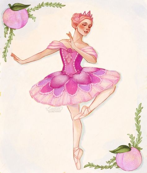 Sugar Plum Fairy Costume, Nutcracker Illustration, Ballet Illustration, Sugarplum Fairy, Fairy Bedroom, Fairy Drawings, Fairy Illustration, Sugar Plum Fairy, Nutcracker Ballet