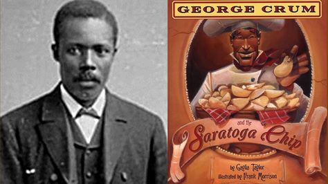 George Crum -    Inventor of Potato Chips.   Every time a person crunches into a potato chip, he or she is enjoying the delicious taste of one of the world's most famous snacks – a treat that might not exist without the contribution of black inventor George Crum.   The son of an African-American father and a Native American mother, Crum was working as the chef in the summer of 1853 when he incidentally invented the chip. George Crum, Black Inventors, African American Inventors, Famous Inventors, African American Quotes, Frank Morrison, American Quotes, Black Empowerment, Potato Chip