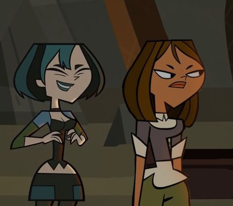 Courtney And Gwen Total Drama, Gwourtney Fanart, Gwen X Courtney, Courtney And Gwen, Tdi Gwen, Gwen And Courtney, Gwen Courtney, Gwen Tdi, Courtney Satella