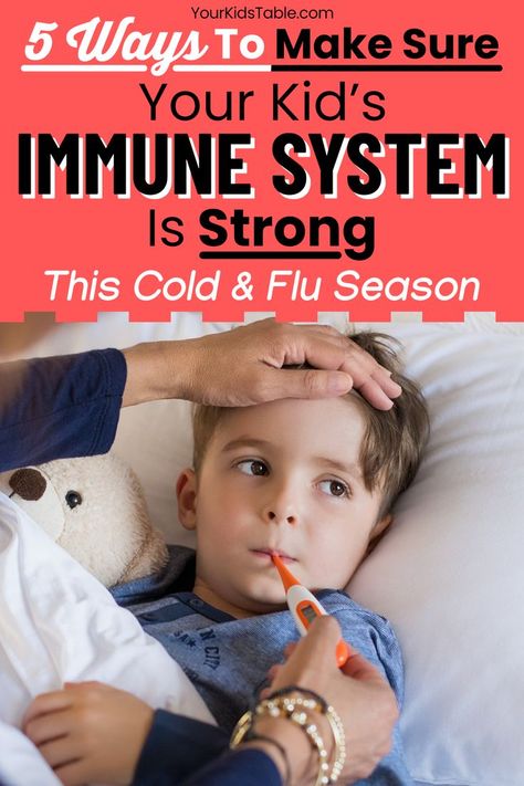 Get serious about fighting germs and strengthen your child’s immune system with 5 different immune boosters for kids. Plus, get a list of powerful nutrients and foods to include in their diet! Kids Immune System, Sick Toddler, Immune System Boosters, Family Tips, Immunity Booster, Healthy Family, Healthy Families, Family Lifestyle, Immune Boosting