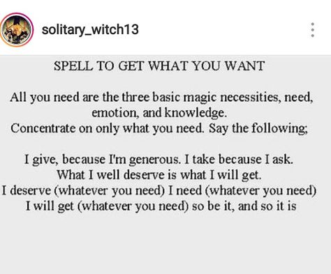 Witchcraft Sayings, Get What I Want Spell, Spell To Get What You Want, Spells To Get What You Want, Chaos Magick Spells, Highlight Drawing, Wish Spell, Spiritual Tips, Chaos Magick