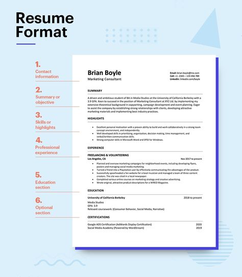 Deciding what resume format to use is extremely important if you want the employer to easily recognize that you are a match for the position. #resume #resumeformat #resumetips #resumedesign New Resume Format, Resume Building, College Resume, Resume Advice, Chronological Resume, Resume Format For Freshers, Resume Ideas, Best Resume Format, Nurse Resume