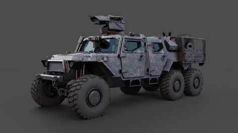 ArtStation - 6x6 light armored vehicle Futuristic Armored Vehicles, Scifi Vehicle, Sci Fi Armored Truck, Iraqi People, Zombie Vehicle, Futuristic Military Vehicles, Sci Fi Tank, Armored Vehicle, Sci Fi Architecture