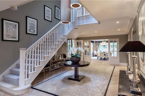 6 bedroom detached new house for sale in Holland Place, Bagshot Road, Ascot, Berkshire SL5 - 31237570 House Entrance Ideas Entryway, Entrance Ideas Entryway, Mansion Homes, Entrance Hall Decor, Mansion Bedroom, Large Hallway, Mansion Floor Plan, Hallway Designs, Hallway Design