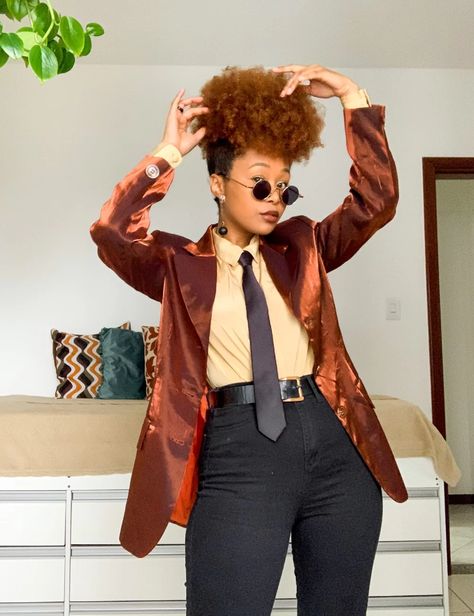 Girl Crush: Luciellen Assis é nossa inspiração de moda e bem-estar » STEAL THE LOOK Afro Hair Outfits, Social Outfits, Winter Outfits Black Women, Holiday Outfits Women, Christmas Outfits Women, Outfit Challenge, Afro Hair, Minimal Outfit, Black Women Fashion