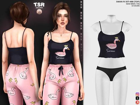 19+ Sims 4 Pajamas CC: Cozy Sleepwear Options - We Want Mods Sims 4 Pajamas Cc, Sims Family, Sims Outfits, Ts4 Clothes, Cc Clothing, Sims 3 Mods, Sims 4 Family, Play Sims 4, The Sims 4 Pc