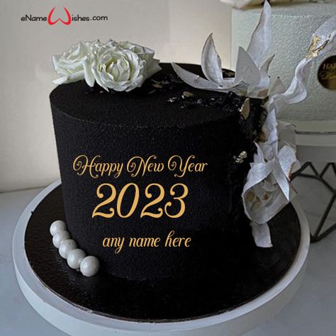 Happy New Year 2023 Wishes for Love with Name New Year Cake Ideas, 2023 Cakes, Happy New Year 2023 Wishes, Happy New Year Cake, Write Name On Cake, Birthday Cake Write Name, New Year Cake, 2023 Wishes, Birthday Cake Writing