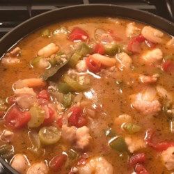 Shrimp and Catfish Gumbo Catfish Gumbo Recipe, Fish Gumbo, Catfish Gumbo, Gator Recipes, Catfish Stew, Shrimp Gumbo Recipe, Catfish Recipes, Gumbo Recipe, Low Carb Soup