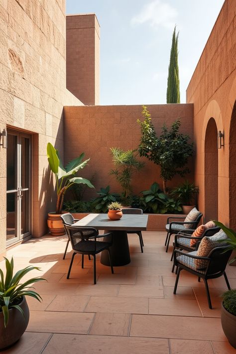 Looking for unique ways to elevate your outdoor living? Check out these 10 captivating ideas you can use to create a stunning brutalist patio! Explore designs that break the mold with strong lines, raw materials, and practical beauty. Whether you want a concrete oasis or an industrial vibe sprinkled with greenery, we have the inspiration you need to maximize both style and functionality. Turn your backyard or outdoor space into a relaxing retreat that’s sleek, modern, and truly your own! Large Wooden Planters, Geometric Furniture, Outdoor Patios, Stone Fountains, Minimalist Lighting, Solar Powered Lights, Colourful Cushions, Wooden Planters, Concrete Countertops