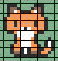 Pixel Animals Art, Cute Tiny Perler Bead Patterns, Minecraft Pixel Art Templates Easy, Pixel Art Pattern Cute, Art On Graph Paper, Pixel Art On Paper, Paper Pixel Art, Cute Pixel Art Kawaii, Kawaii Perler Beads