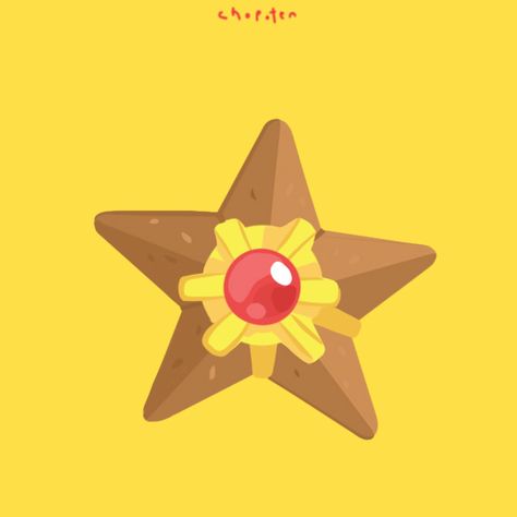 Staryu Water type Species Star Shape from pokedex pokemon firered Staryu Pokemon, Star Pokemon, 151 Pokemon, Pokemon Painting, Pokemon Firered, Pokemon Trainers, Pokemon Wallpaper, Sports Logo Design, Water Type