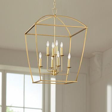 Hudson Valley Bryant 24" Wide Gold Leaf 8-Light Pendant Gold Hanging Lights, Wide Pendant Light, Iron Pendant Light, Gold Leaf Pendant, Round Pendant Light, Gold Pendant Lighting, Iron Pendant, Multi Light Pendant, Chandelier Shades