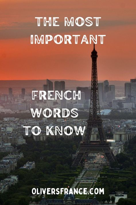 Maybe you don't speak French, but you'll be glad to learn the most important words and phrases in French before you go. You'll feel more confident and polite, even if you don't speak French! Important French Phrases, French Travel Phrases, Common French Words, Common French Phrases, Traveling To France, Words To Know, Speaking French, Travel Phrases, Speak French