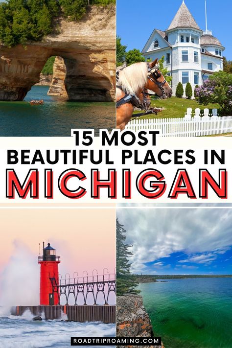 Michigan Alert! Discover the stunning beauty of The Great Lakes State! With its breathtaking views, rich history, gorgeous beaches, lush forests, and quaint towns, Michigan offers endless natural wonders. Ready to explore? Great Lakes Family Vacation, Lake Erie Michigan, Michigan West Coast Road Trips, Places To Visit In Michigan, Torch Lake Michigan, Michigan Beach Towns, Things To Do In Michigan, Michigan Travel Destinations, Michigan Road Trip