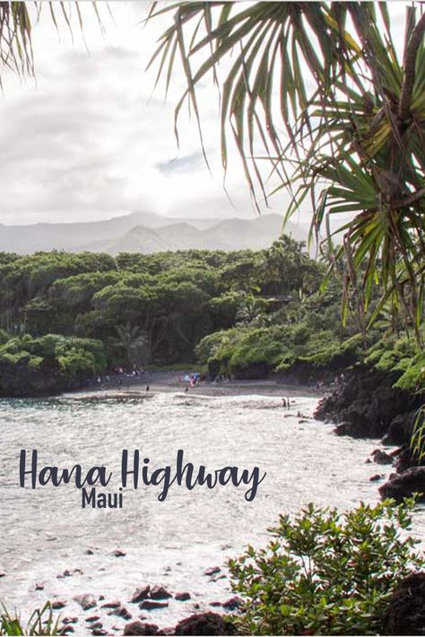 Hana Highway Maui, Hana Highway, Red Sand Beach, Hana Maui, Maui Resorts, Maui Beach, Road To Hana, Twin Falls, Nail Biting