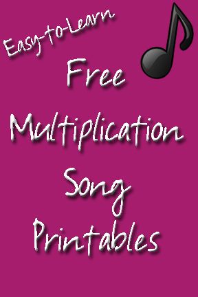 Multiplication Facts Songs, Multiplication Songs And Tricks, Multiplication Rhymes, Teach Multiplication Facts, Array Multiplication, Multiplication Printables, Multiplication Songs, Teach Multiplication, Learning Multiplication Facts