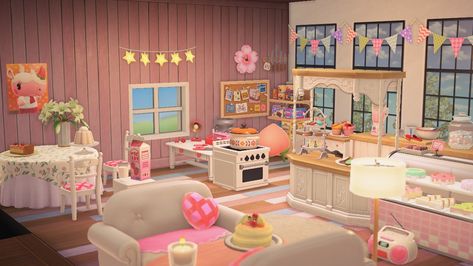 #acnh #animalcrossing Acnh Merengue House Interior, Acnh Merengue House, Dessert House, Happy Home Designer, Acnh Inspo, Animal Crossing, Doll House, Hobbies, House Interior