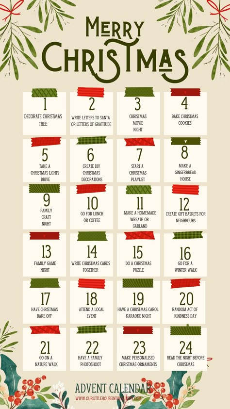 A Simple, Slow, and Intentional Advent Calendar for Families with Teenagers – Our Little House in the Country Homemade Advent Wreath, Calendar Of Activities, Christmas Card Writing, Letter Of Gratitude, Countdown Christmas, Simple Calendar, Cosy Decor, Advent Ideas, Christmas Playlist